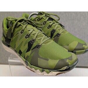 Nike Free Trainer 5.0 V6 AMP Army Military Jungle Camo Mens Sz 9 Flywire 723939